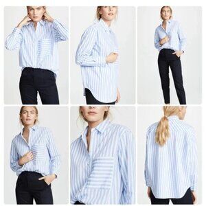 AYR - The Deep End Stripe Shirt - NWOT. Size Medium.